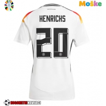 Moške Nogometnih dresov Nemčija Benjamin Henrichs #20 Domači EP 2024 Kratki rokavi